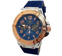 MONTRE HOMME FEMME UNISEXE BLEU JEAN CUIVRE OR RIGOR QUESS MODE IDEE CADEAU
