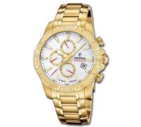 Montre Homme Festina Chronographe Bracelet Acier Or UF20705/1