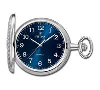Festina Montre de Poche Homme avec Chaîne - Acier Inoxydable 316L - Mouvement Quartz - Style Classique, Vintage et Élégant F2021/2