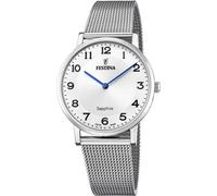 Montre homme Festina F20014/5 blanche argentée
