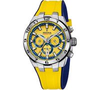 MONTRE HOMME FESTINA F20671/4 BIKE JAUNE BRACELET CAOUTCHOUC
