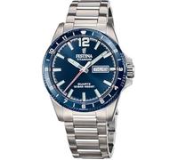 Festina Montre Homme F20698/2 Titanium – Titane gris, Quartz, Calendrier, Verre minéral, 10 ATM