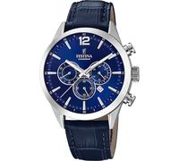 Montre Homme FESTINA TIMELESS CHRONOGRAPHE en Cuir Bleu