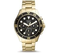 Montre homme - FOSSIL - Fossil FB-03 - Doré acier - Cadran noir - Dateur & chronomètre