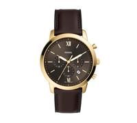 Montre homme FOSSIL - Montre Fossil Rd Gd - Bracelet cuir / tissu - Jaune - Etanche 5 atm