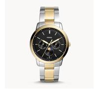 Montre homme Fossil Neutra multifonction à phase lunaire acier bicolore
