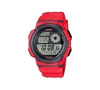Montre homme gris et acier rouge AE1000W-4AVEF sport 10 atm