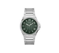 GUESS Montre à affichage analogique 'VINYL' argent, Taille One Size