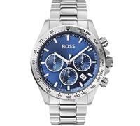 Hugo Boss Montre Homme Hero 1513755 Chronographe Quartz Acier inoxydable Cadran bleu 5 ATM