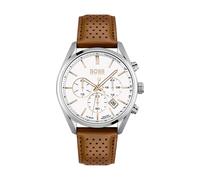 Montre Homme Hugo Boss Black Sport Lux En Cuir Marron Marron