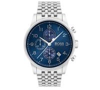 Montre Homme Hugo Boss Navigator 1513498 Argent Argenté