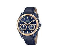 Montre Pour Homme Jaguar En Cuir Bleue Jaguar Connected UJ960/1