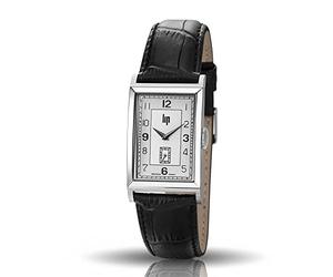 Montre Homme Lip Churchill en Cuir Noir 23,5x42 mm Etanche