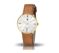 Montre Homme Lip Dauphine en Cuir Marron Etanche