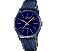 Montre homme Lotus 18166/2 bleue bracelet cuir-textile