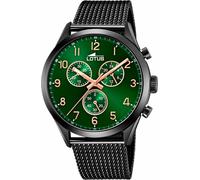Lotus Montre Homme Chrono Acier Milanais Noir 18639/E
