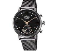 Kronaby Montre Homme 18806/1 – Hybride connectée Acier inox 316L Noir Étanche 10 ATM