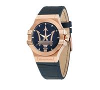 Montre Homme MASERATI en Cuir Bleu Etanche