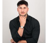 Montre Homme MASERATI EPOCA en Cuir Noir