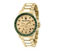 Montre Homme Maserati Sfida En Métal Jaune Doré