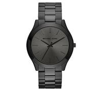 Montre Homme Michael Kors Slim Runway MK8507 - Cadran noir, bracelet inox, étanche 50 m