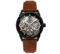 Pierre Lannier - Montre Automatique Monarck - Automatic Mouvement de Montre - Epaisseur du boîtier: 11.6 mm - Largeur du boîtier: 43 mm - Acier Inoxydable - Noir - 5 ATM