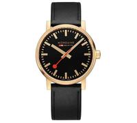 Mondaine Evo2 Gold 40 Mm Watch Noir