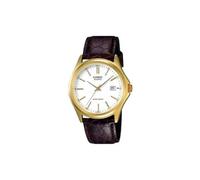 Montre Homme - Casio - MTP-1183Q-7A - Quartz Analogique - Bracelet Cuir Brun - Verre Minéral