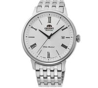 Montre Homme Orient Contemporaine Automatique Cadran Argent Bracelet Acier RA...