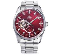Montre Homme Orient Contemporaine Coeur Ouvert Cadran Rouge Bracelet Acier RA...