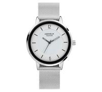 Montre Homme Orphelia Quartz- Affichage Analogique bracelet Acier Inoxydable Argent et Cadran Blanc OF764800