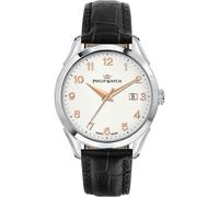 Montre Homme PHILIP WATCH ROMA R8251217002 Cuir Noit Blanc SWISS MADE