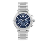 Montre Homme Philipp Plein - PWZBA0323 en Acier Inoxydable Argenté avec Cadran Bleu - Etanche 5 ATM