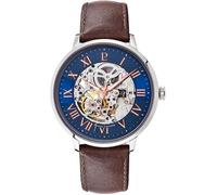 Pierre Lannier Montre Homme 322B164 Automatique Analogique Bracelet cuir marron Étanche 5 ATM