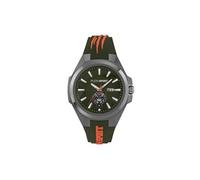 Plein Sport Montre à affichage analogique 'TIGERMASTER' vert foncé / rouge clair / argent, Taille One Size