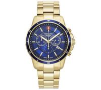 Montre Homme Quartz Swiss Alpine Military Douglas SAM7089.9115 - Acier inoxydable - Cadran Bleu - Bracelet Or
