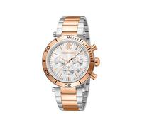 Roberto Cavalli Homme Analogique Quartz Montre avec Bracelet en Acier Inoxydable RC5G128M0095