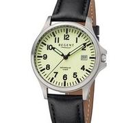 Regent Montre Bracelet pour Hommes Analogue Bracelet en Cuir Noir UR1092569