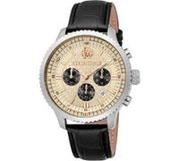 Roberto Cavalli Homme Analogique Quartz Montre avec Bracelet en Cuir RC5G127L0015