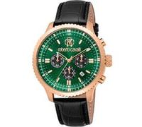 Roberto Cavalli Homme Analogique Quartz Montre avec Bracelet en Cuir RC5G127L0035
