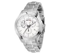 Montre Homme SECTOR 670 R3273740007 Chrono Acier Inoxydable Blanc Sub 100mt
