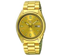 Montre homme Seiko Automatique- Affichage Analogique bracelet Acier Inoxydable Or et Cadran Or SNXS80