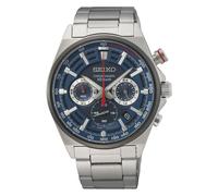 Montre Homme Seiko Essentials Quartz SSB407P1 Chronographe 41mm Cadran Bleu 100M