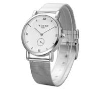 Montre homme SHARPHY quartz bracelet acier étanche haute qualité simplicité argent