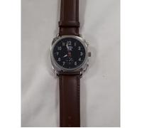 Montre homme - SPIRIT ST LOUIS - Cuir véritable - Bracelet marron - Carrée - Chic