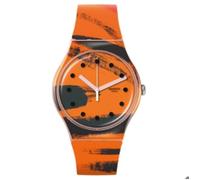 Swatch – Montre BARNS-GRAHAM'S ORANGE AND RED ON PINK Mod. SUOZ362