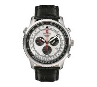 Montre Homme Swiss Alpine Military 7078.9538SAM - Chronographe - Bracelet Cuir - Etanche 10 ATM