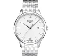 Montre Homme Tissot Tradition GMT T0636101103700 Bracelet argenté en acier