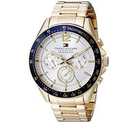 Tommy Hilfiger Homme Analogique Quartz Montre avec Bracelet en Acier Inoxydable 1791121