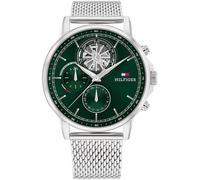Montre Homme TOMMY HILFIGER STEWART 1710608 Multifonction Acier Mesh Vert